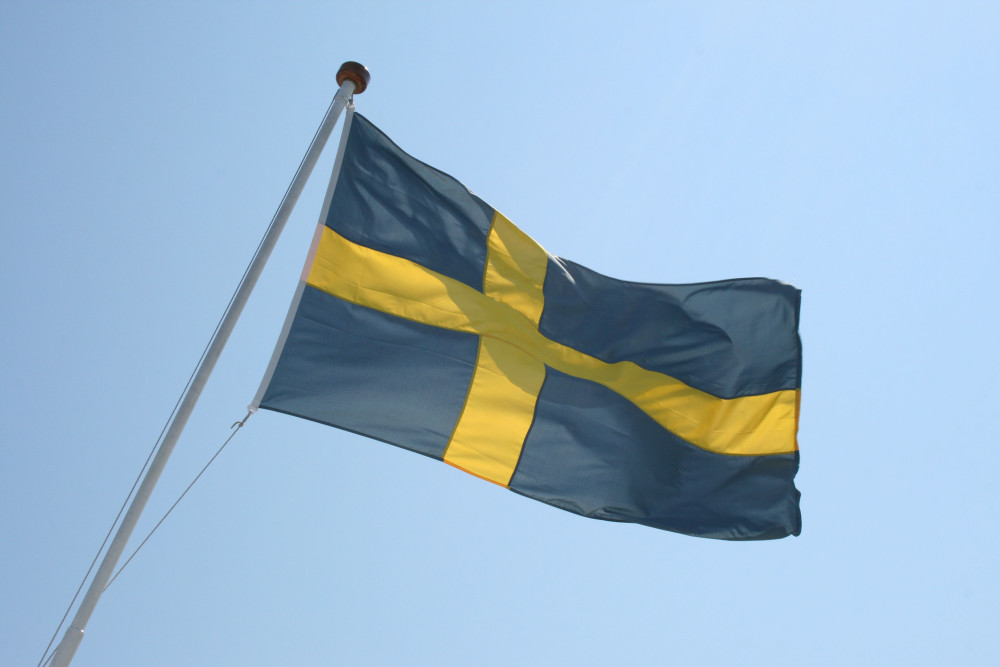 [Foto 1] Flaga Szwecji – foto własne