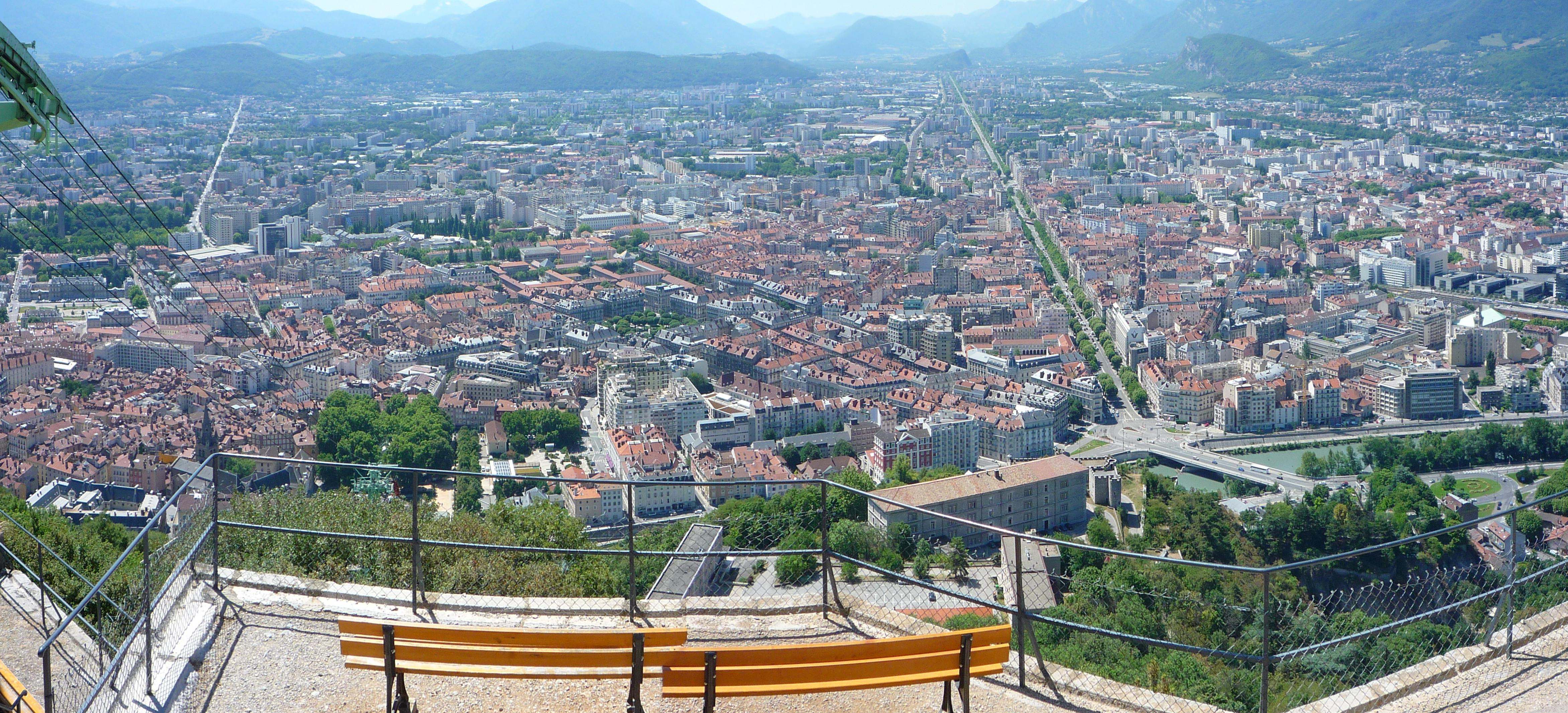 Grenoble from Bastille