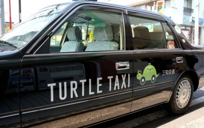 turtle taxi, Źródło: www.japandailypress.com