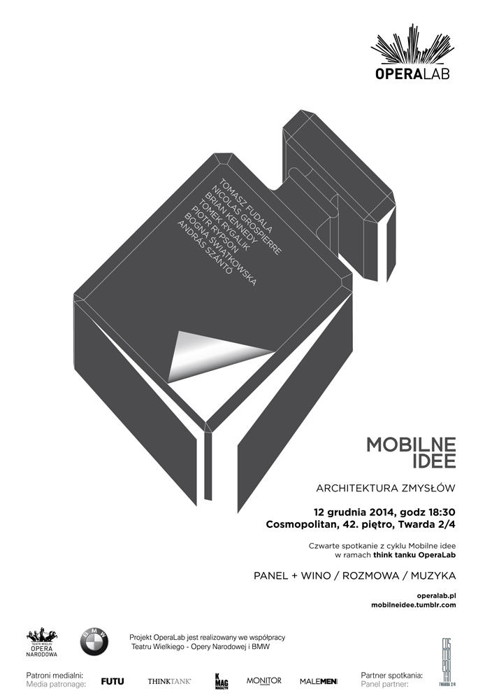 Mobilne idee – Architektura zmysłów – plakat