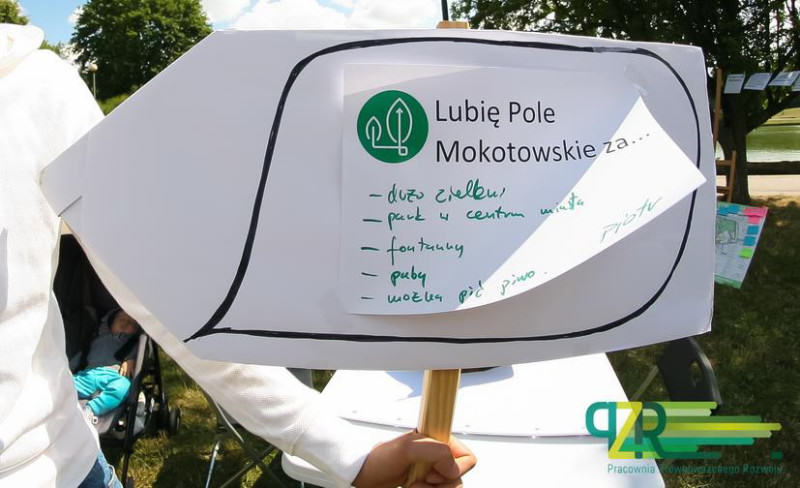 źródło: UM Warszawa - Raport z etapu konsultacji społecznych dotyczących funkcji Pola Mokotowskiego