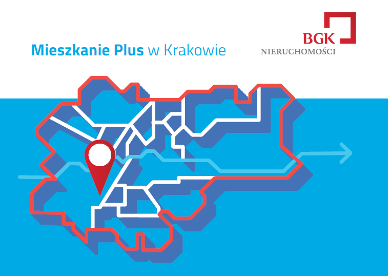 M plus Krakow mapa