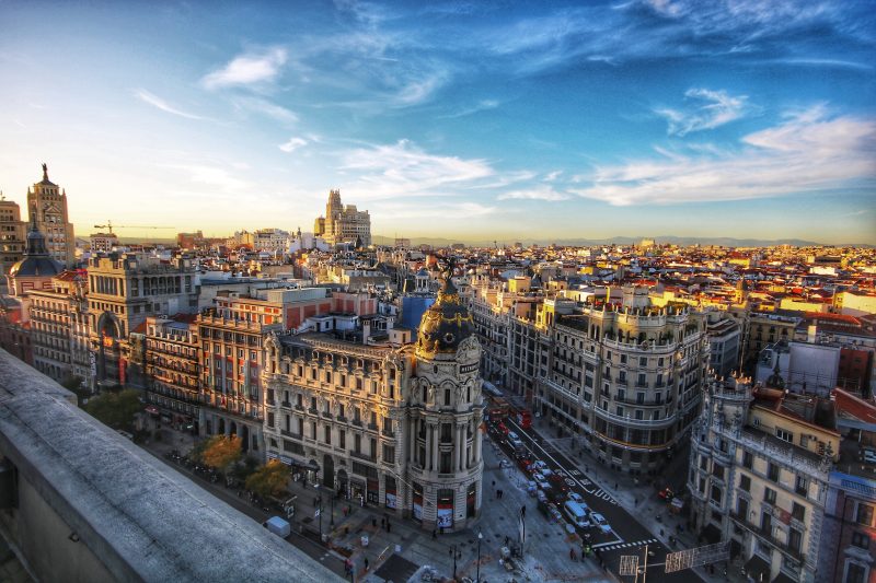 Gran Via w Madrycie