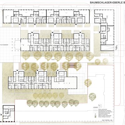 Wizja dla osiedla Mieszkanie Plus przy ulicy Ratuszowej w Warszawie | wiz. BE DDJM Architekci | za: PFR Nieruchomości