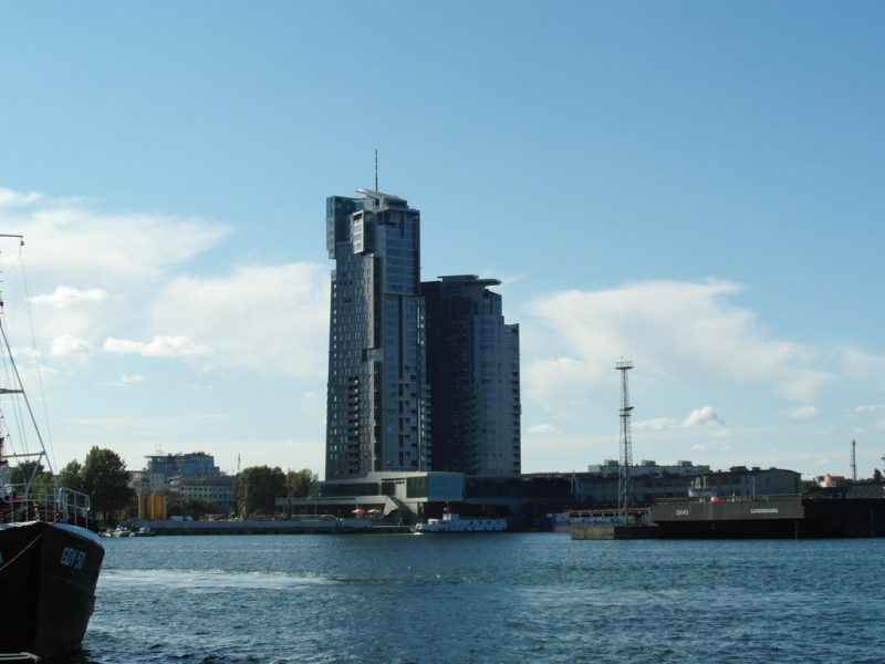 Zdjęcie kompleksu Sea Towers w Gdyni