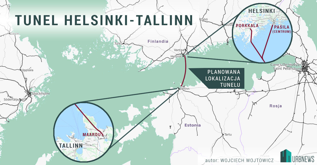 Helsinki Tallinn tunel Finlandia