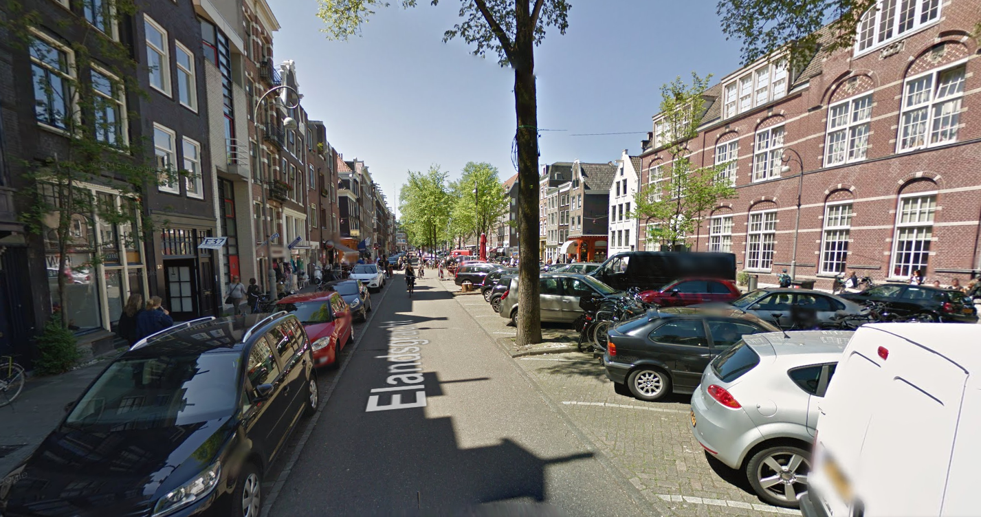 Elandsgracht dziś; fot. Google Street View