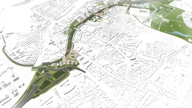 Plan przebudowy autostrady w Maastricht