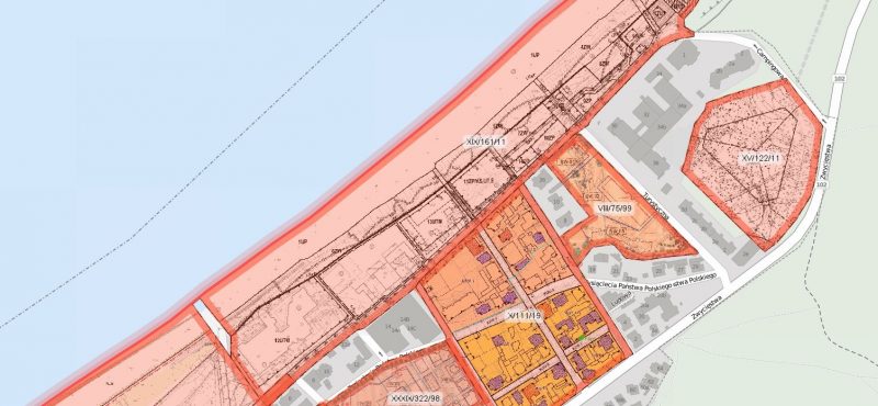 Wycinek z planów miejscowych Międzyzdrojów | źródło: SIP miasta