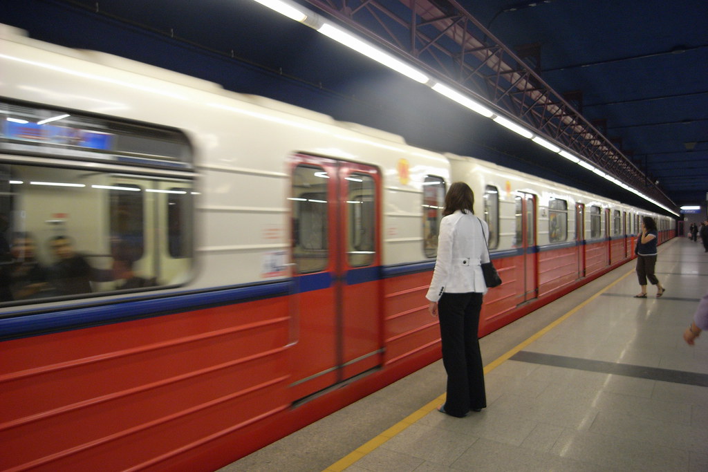 Zdjęcie pierwszej linii warszawskiego metra